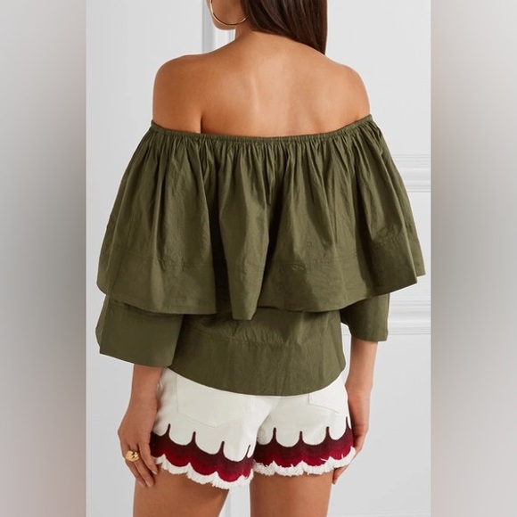 APIECE APART Neroli Off the Shoulder Poplin Top - Picture 3 of 9